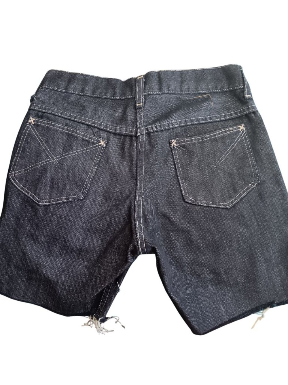 True Vintage Sears Toughskins Shorts Cutoff 28W 28" Roebuck Boys 14 1970's